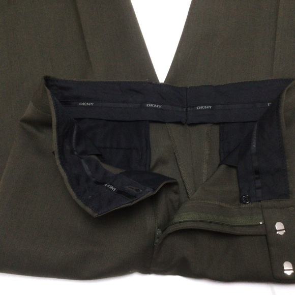 DKNY Classic Fit Wool Blend Dress Pants Size 34/32 - Picture 5 of 6